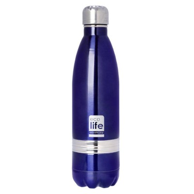 Ανοξείδωτο Μπουκάλι Θερμός Purple Ecolife 750ml