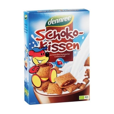 Κόκο Ποπς γεμιστά με Σοκολάτα 375g Dennree ΒΙΟ