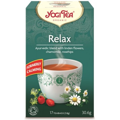 YOGI TEA RELAX (Calming) (17x1.8g) 30.6g ΒΙΟ YOGI TEA RELAX (Calming) (17x1.8g) 30.6g ΒΙΟ