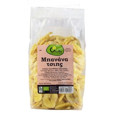 Μπανάνα Τσιπς ΟλαΒΙΟ 150g ΒΙΟ
