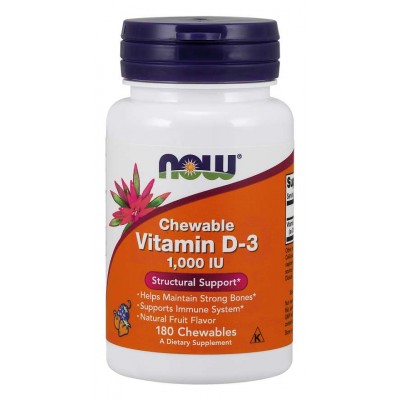 VITAMIN D-3 1000IU NowFoods 180sgels VITAMIN D-3 1000IU NowFoods 180sgels