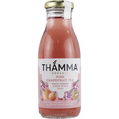 Ice Tea Ροζ γκρέιπφρουτ με λουίζα Thamma 300ml BIO Ice Tea Ροζ γκρέιπφρουτ με λουίζα Thamma 300ml BIO