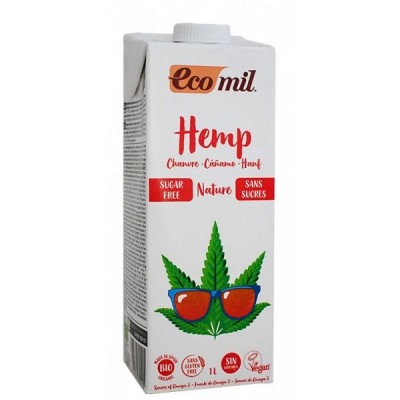 Ρόφημα Κάνναβης ΧΩΡΙΣ ΖΑΧΑΡΗ 1Lt Ecomil BIO