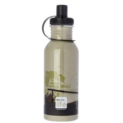 Ανοξείδωτο μεταλλικό μπουκάλι SKATE Ecolife 600ml