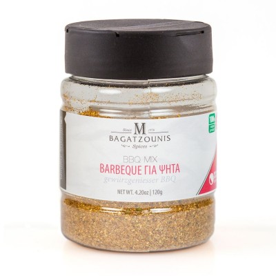 Μείγμα BBQ για ψητά βάζο 120γρ Μείγμα BBQ για ψητά βάζο 120γρ