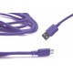 Καλώδιο σύνδεσης Ancus USB σε Micro USB με Ενισχυμένες Επαφές Braided Μώβ 1m Καλώδιο σύνδεσης Ancus USB σε Micro USB με Ενισχυμένες Επαφές Braided Μώβ 1m