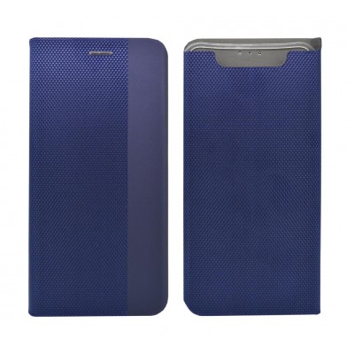 Θήκη Book Ancus Magnetic Canvas για Samsung SM-A805F Galaxy A80 TPU Μαύρη-Μπλε Θήκη Book Ancus Magnetic Canvas για Samsung SM-A805F Galaxy A80 TPU Μαύρη-Μπλε