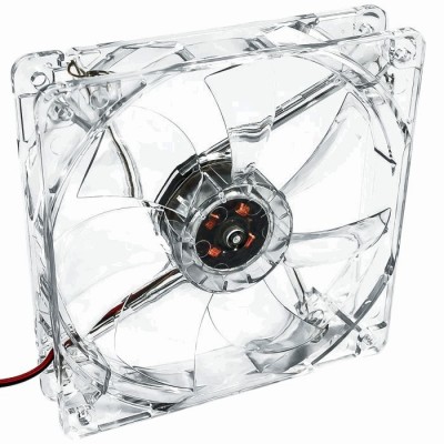 Case Fan Akyga AW-12A-BL 120mm Molex Διάφανο με Μπλε Φωτισμό