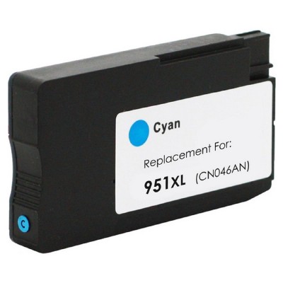 Μελάνι HP Συμβατό 951XL Σελίδες:1500 Cyan για Officejet PRO 251dw , 276dw MFP, 8100, 8600, 8610, 8620, 8630 e Μελάνι HP Συμβατό 951XL Σελίδες:1500 Cyan για Officejet PRO 251dw , 276dw MFP, 8100, 8600, 8610, 8620, 8630 e