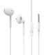 Hands Free Ancus Melody MD66 Semi in-Earbud Stereo 3.5mm Λευκό με Μικρόφωνο και Πλήκτρο Λειτουργίας 1,2μ
