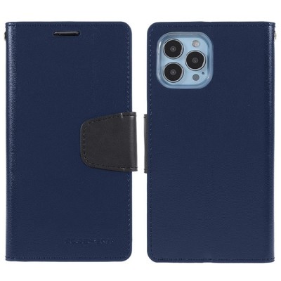 Θήκη Book Goospery Sonata Diary Case για Apple iPhone 13 Pro Μπλέ-Μαύρο Θήκη Book Goospery Sonata Diary Case για Apple iPhone 13 Pro Μπλέ-Μαύρο