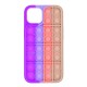 Θήκη Ancus TPU Pop It για Apple iPhone 13/ iPhone 14 Μώβ Λιλά Ρόζ Μπέζ