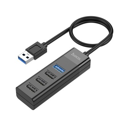 Hub USB Hoco HB25 4 in 1 Easy display USB3.0 σε USB3.0 x 1 και USB2.0 x 3 Μαύρο Hub USB Hoco HB25 4 in 1 Easy display USB3.0 σε USB3.0 x 1 και USB2.0 x 3 Μαύρο