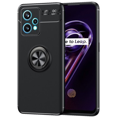 Θήκη Ancus AutoFocus Shock Proof με Ring Holder για Realme 9 5G Μαύρη Θήκη Ancus AutoFocus Shock Proof με Ring Holder για Realme 9 5G Μαύρη