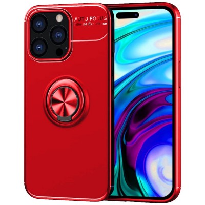 Θήκη Ancus AutoFocus Shockproof με Ring Holder για Apple iPhone 14 Pro Max Κόκκινη Θήκη Ancus AutoFocus Shockproof με Ring Holder για Apple iPhone 14 Pro Max Κόκκινη