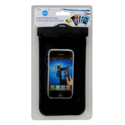 Θήκη Αδιάβροχη Ancus για Apple iPhone 6/Samsung SM-G900F Galaxy S5 και Ηλεκτρονικών Συσκευών Μαύρη 14.5x9.5cm