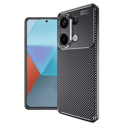 Θήκη Ancus AutoFocus Carbon Fiber για Xiaomi Redmi Note 13 4G TPU Μαύρη Θήκη Ancus AutoFocus Carbon Fiber για Xiaomi Redmi Note 13 4G TPU Μαύρη