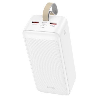 Power Bank Hoco J111C 40000mAh PD30W + QC3.0 με 2 x USB-A και USB-C Λευκό