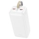 Power Bank Hoco J111C 40000mAh PD30W + QC3.0 με 2 x USB-A και USB-C Λευκό