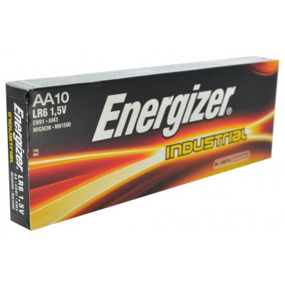Μπαταρία Αλκαλική Energizer Industrial LR6 size AA 1.5V Τεμ. 10