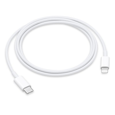 Καλώδιο Σύνδεσης Leki Orange Concept USB-C σε Lightning Λευκό 2m