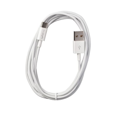 Καλώδιο Σύνδεσης και Φόρτισης Leki Orange Concept USB σε USB-C Λευκό 2m