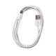 Καλώδιο Σύνδεσης και Φόρτισης Leki Orange Concept USB σε USB-C Λευκό 2m