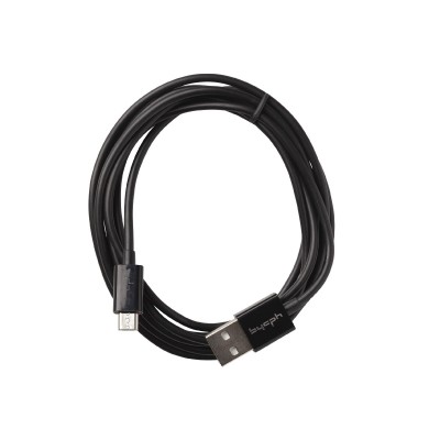 Καλώδιο σύνδεσης Leki Orange Concept USB σε Micro-USB Μαύρο 2m