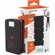 Ηλιακό Power Bank Wonder WX10S 10000mAh 5V/2A 7.5W με 5 Ηλιακά Πάνελ, 2 x USB-A και 1 x USB-C Έξοδο και Φακό Μαύρο