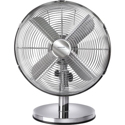Επιτραπέζιος Ανεμιστήρας Sencor SFE 3040SL 35W Διαμέτρου 30cm με 3 Ταχύτητες και Σώμα απο Χρώμιο