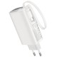 Power Bank Hoco J148 Handy 5000mAh PD20W QC3.0A Φορτιστής με 1xUSB-C και Καλώδιο Type-C Λευκό Power Bank Hoco J148 Handy 5000mAh PD20W QC3.0A Φορτιστής με 1xUSB-C και Καλώδιο Type-C Λευκό