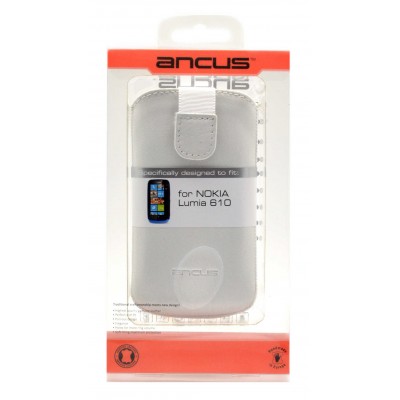 Θήκη Protect Ancus για Apple iPhone SE/5/5S/5C Old Leather Λευκή