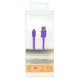 Καλώδιο σύνδεσης Ancus USB σε Micro USB με Ενισχυμένες Επαφές Braided Μώβ 1m Καλώδιο σύνδεσης Ancus USB σε Micro USB με Ενισχυμένες Επαφές Braided Μώβ 1m