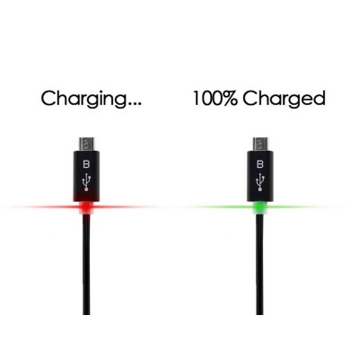 Καλώδιο σύνδεσης Ancus Smart LED USB σε Micro USB με Ενισχυμένες Επαφές Μαύρο 1.2m Καλώδιο σύνδεσης Ancus Smart LED USB σε Micro USB με Ενισχυμένες Επαφές Μαύρο 1.2m