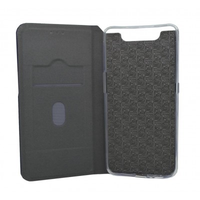 Θήκη Book Ancus Magnetic Canvas για Samsung SM-A805F Galaxy A80 TPU Μαύρη-Μπλε Θήκη Book Ancus Magnetic Canvas για Samsung SM-A805F Galaxy A80 TPU Μαύρη-Μπλε