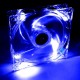 Case Fan Akyga AW-12A-BL 120mm Molex Διάφανο με Μπλε Φωτισμό