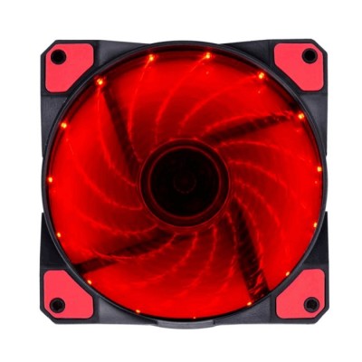Case Fan Akyga AW-12C-BR 120mm Molex / 3-pin με 15 LED Κόκκινος Case Fan Akyga AW-12C-BR 120mm Molex / 3-pin με 15 LED Κόκκινος