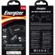 Βάση Στήριξης και Φορτιστής Αυτοκινήτου Energizer 3.4A με Καλώδιο Lightning Apple Certified MFi Μαύρο 1m