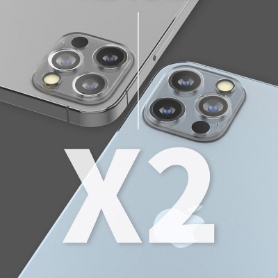 Tempered Glass Goospery Protector Κάμερας για Apple iPhone 12 Διάφανο 2 Τεμαχίων