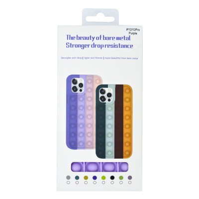 Θήκη Ancus TPU Pop It για Apple iPhone 12 / 12 Pro Μωβ Θήκη Ancus TPU Pop It για Apple iPhone 12 / 12 Pro Μωβ