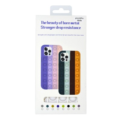 Θήκη Ancus TPU Pop It για Apple iPhone 12 / 12 Pro Λευκό Θήκη Ancus TPU Pop It για Apple iPhone 12 / 12 Pro Λευκό