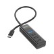 Hub USB-C Hoco HB25 4 in 1 Easy display USB-C σε USB3.0 x 1 και USB2.0 x 3 Μαύρο Hub USB-C Hoco HB25 4 in 1 Easy display USB-C σε USB3.0 x 1 και USB2.0 x 3 Μαύρο