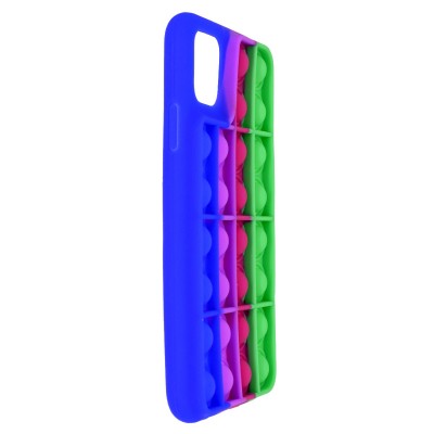 Θήκη Ancus TPU Pop It για Apple iPhone 11 Pro Max Μπλέ Μώβ Κόκκινο Πράσινο
