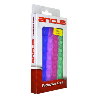 Θήκη Ancus TPU Pop It για Samsung A03s A037F A037M Μπλέ Μώβ Κόκκινο Πράσινο Θήκη Ancus TPU Pop It για Samsung A03s A037F A037M Μπλέ Μώβ Κόκκινο Πράσινο