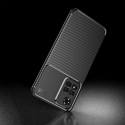Θήκη Ancus AutoFocus Carbon Fiber για Xiaomi Note 11 Pro+ 5G Μαύρη