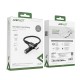 Καλώδιο σύνδεσης Acefast C1-07 USB-C σε 3.5mm Θηλυκό Braided  Μαύρο 18cm