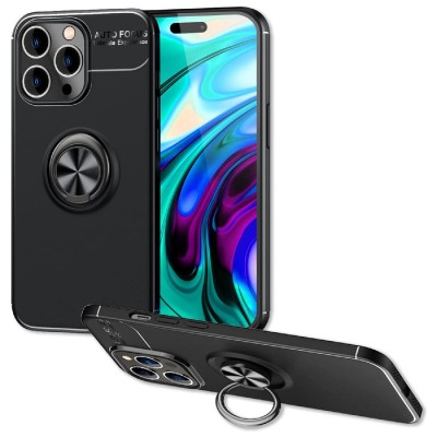 Θήκη Ancus AutoFocus Shockproof με Ring Holder για Apple iPhone 14 Pro Μαύρη Θήκη Ancus AutoFocus Shockproof με Ring Holder για Apple iPhone 14 Pro Μαύρη