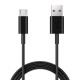 Καλώδιο Σύνδεσης και Φόρτισης Ancus Flow E44 USB σε Micro-USB 2.0A 480Mbps Data Transfer Μαύρο 1m
