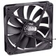 Case Fan Akyga AW-14A-BK 140mm Molex + 3pin Μαύρο