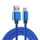 Καλώδιο Σύνδεσης και Φόρτισης Ancus Flow Plus E55 Fast Charge USB σε USB-C 5.0A 100W με Braided Καλώδιο Μπλέ 1m Με 5 Χρονια Εγγύηση Καλώδιο Σύνδεσης και Φόρτισης Ancus Flow Plus E55 Fast Charge USB σε USB-C 5.0A 100W με Braided Καλώδιο Μπλέ 1m Με 5 Χρονια Εγγύηση